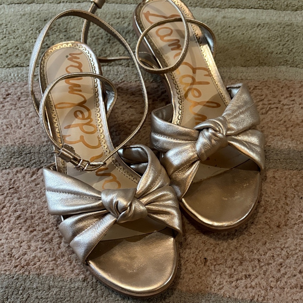 Sam Edelman Women's Gold Sandals